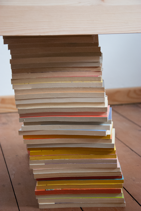 The picture is showing the artwork I said desk first - Of Undulated Love by the artist Sandra Miriam Ehlen