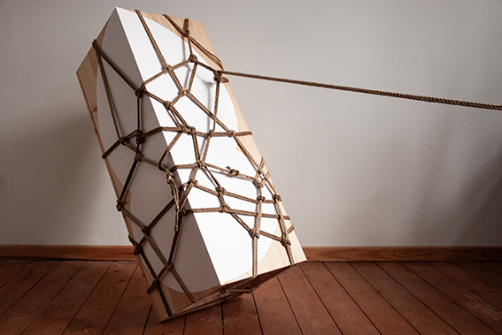 The picture is showing the artwork notitle by artist Sandra Miriam Ehlen