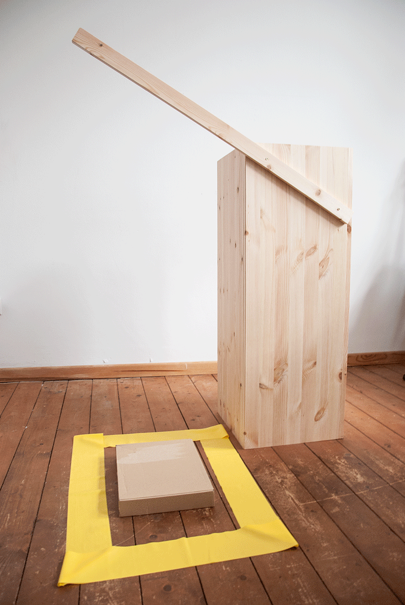 The picture is showing the artwork 7000 steps - Of Undulated Love by the artist Sandra Miriam Ehlen